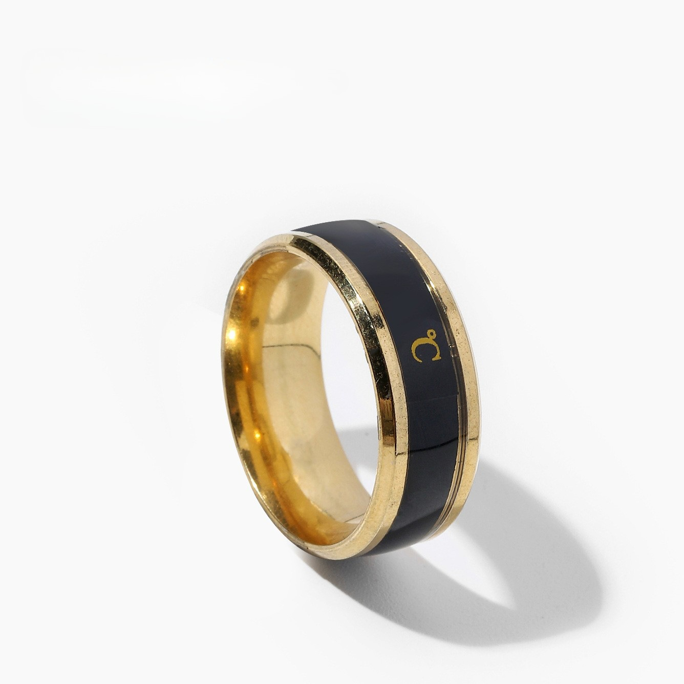 Body Jewelry Manufacturers - Stainless Steel Ring Fashion Intelligent Temperature