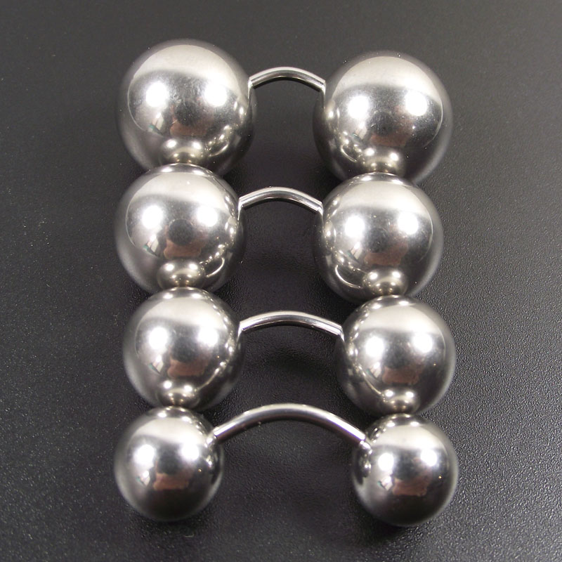 Nipple Bar Curved - SaYao short bar Big Ball Stainless