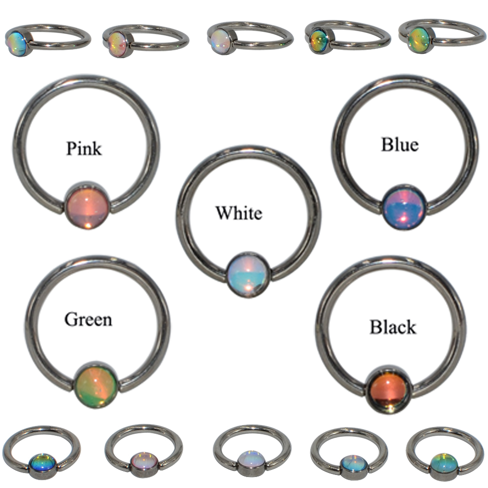 Rook Curved Barbell - 1PC G23 Titanium Bling Bling Flash