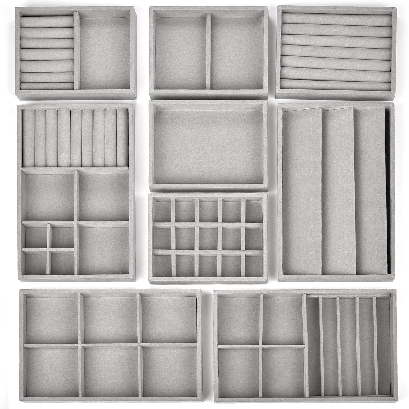 Body Jewelry Display - Velvet Jewelry Box Display Tray Drawer