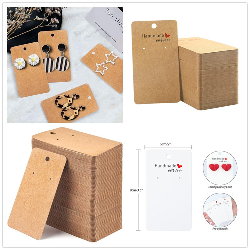 Body Jewelry Display - 50pcs 5 * 9cm Love Printed