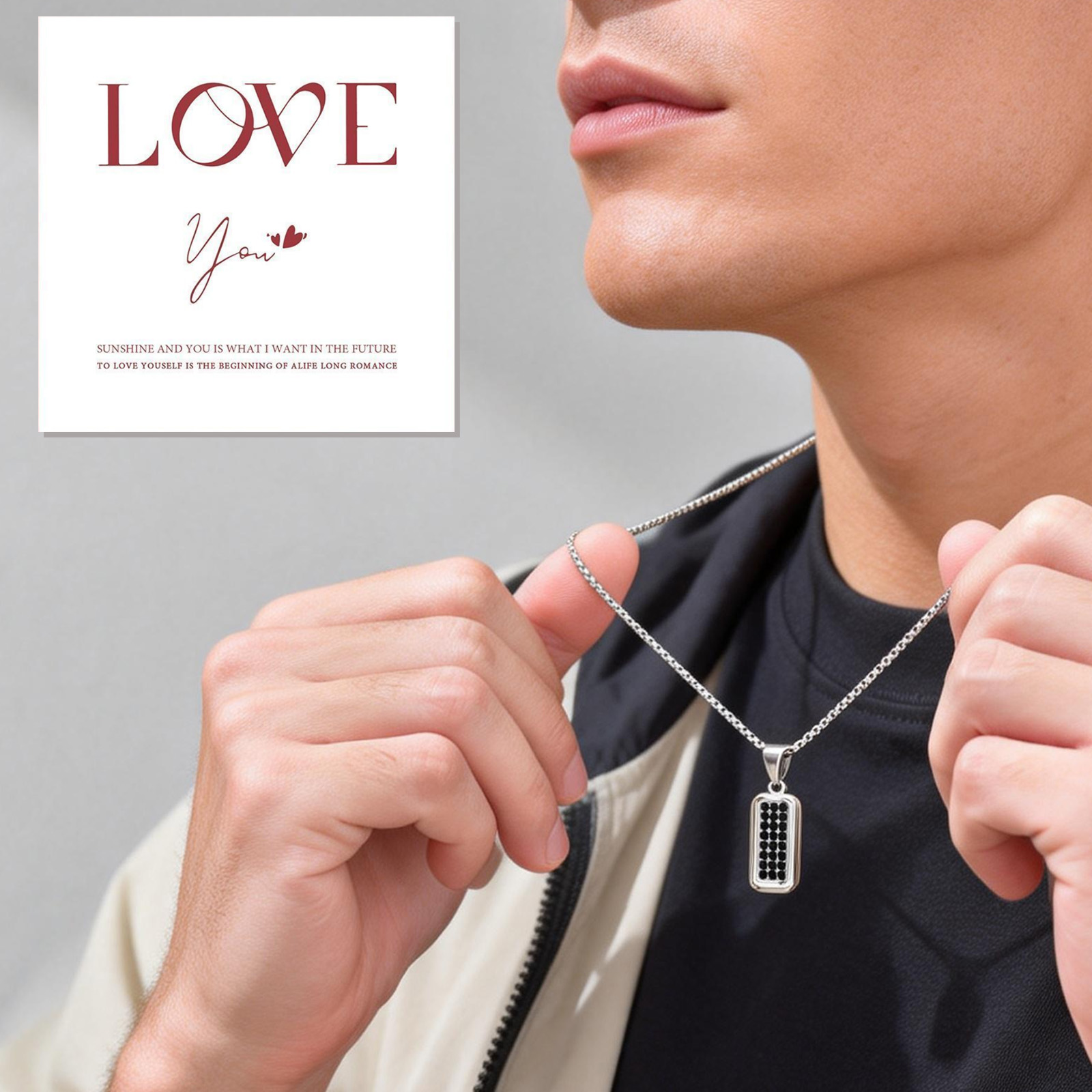 Personalization Dog Tag Neckla - Body Jewelry Back recension och pris