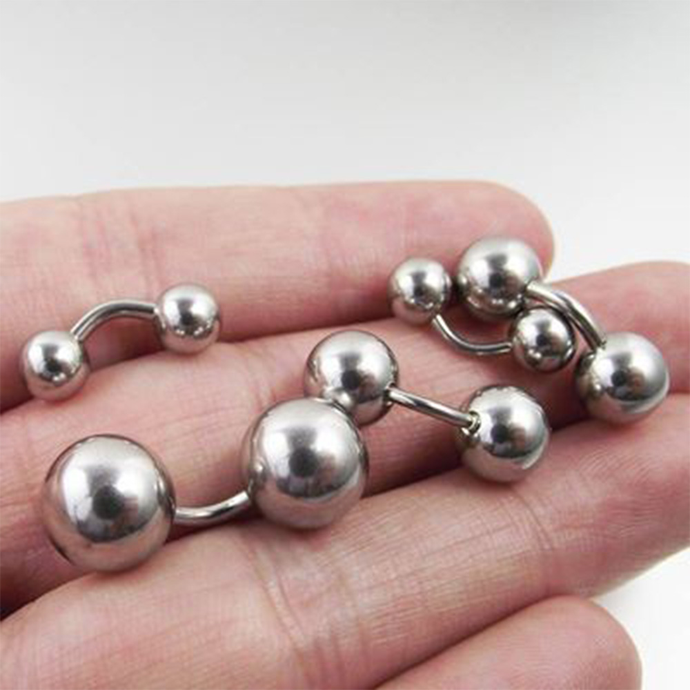 1 Pcs PA Nipple Vaginal Ring b - Nipple Bar Curved recension och pris