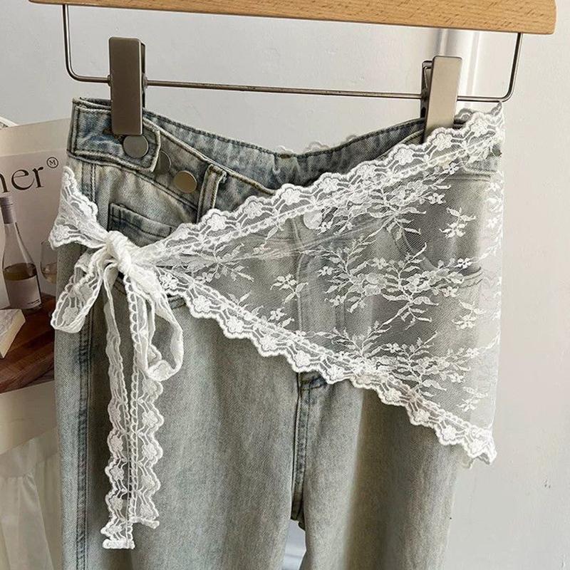 *Frilly Cute Lace Bandana Scar - Body Jewelry Waist Chains recension och pris