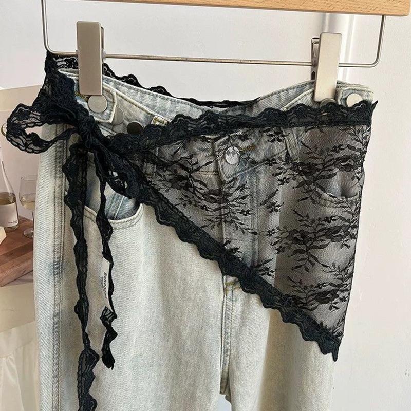*Frilly Cute Lace Bandana Scar - Body Jewelry Waist Chains recension och pris