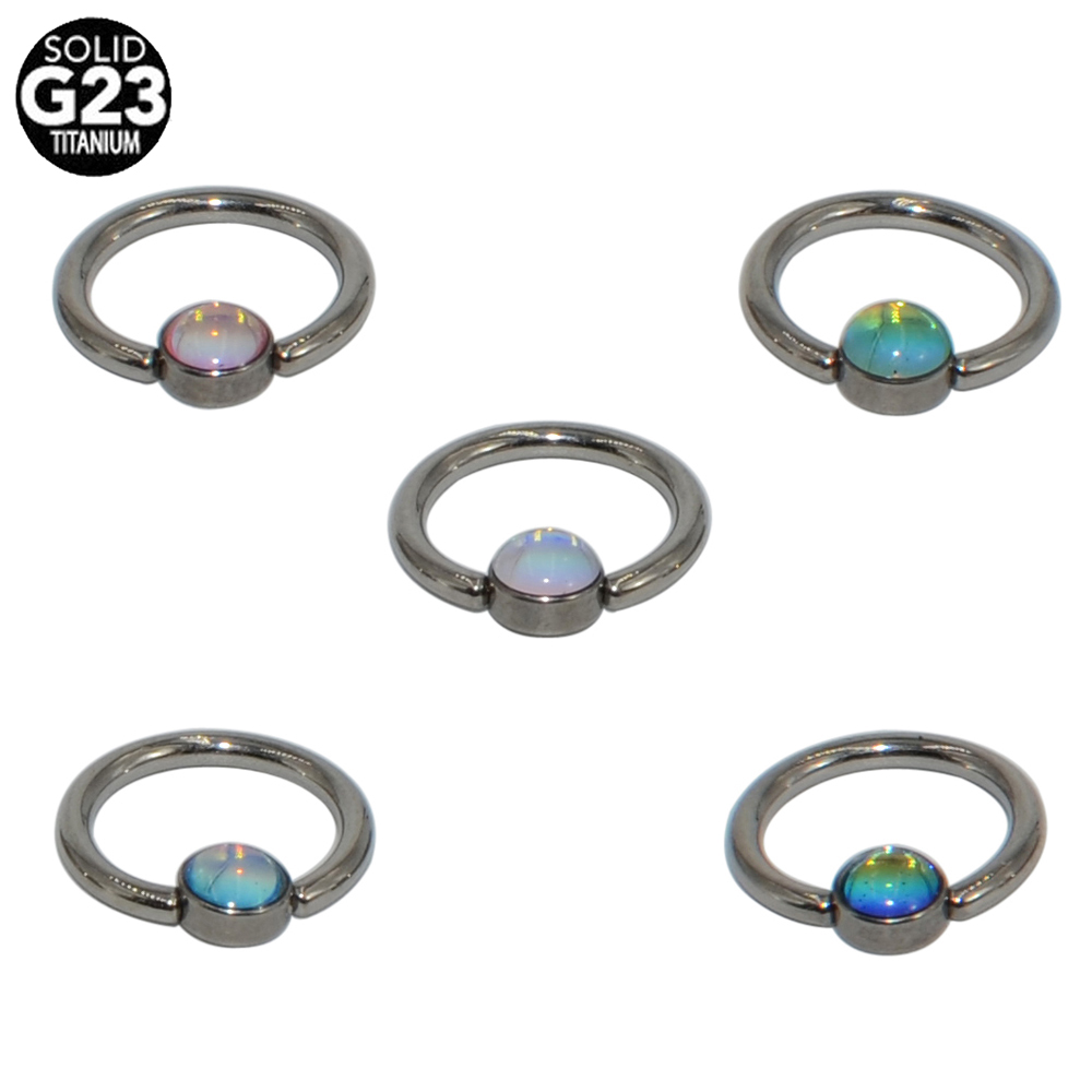1PC G23 Titanium Bling Bling F - Rook Curved Barbell recension och pris