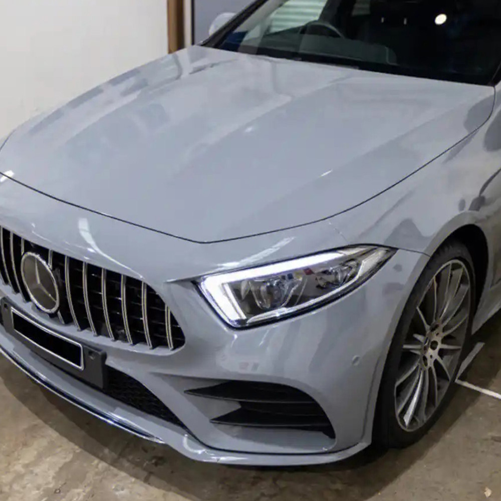 High Gloss Grey Vinyl Wrap Fil - Body Jewelry Glue recension och pris