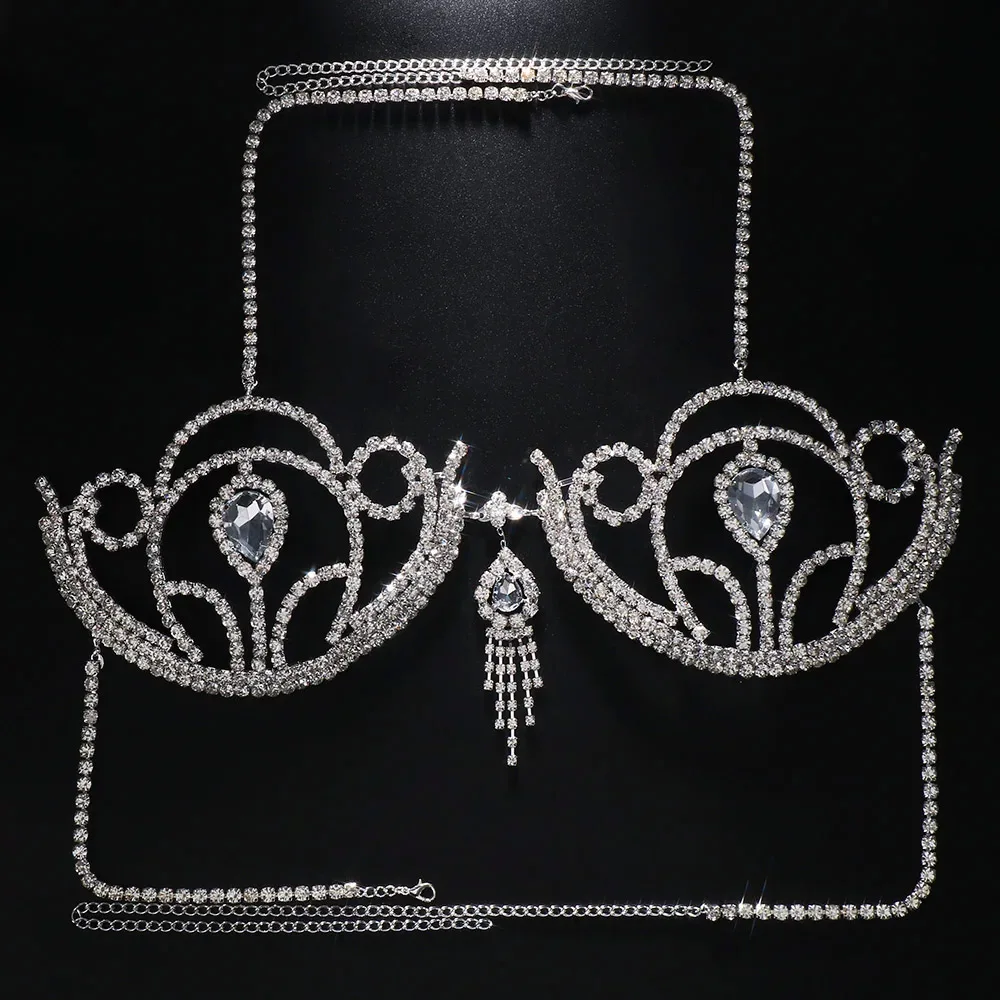 Luxury Rhinestone Bikini Bra G - Body Jewelry Bra recension och pris