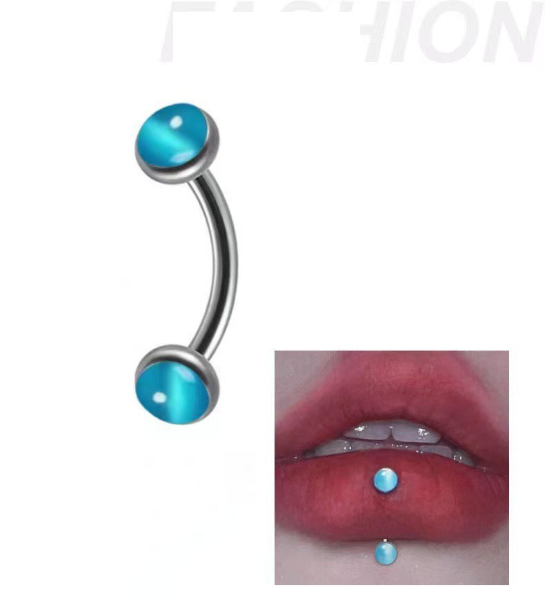 1Piece Eyebrow Piercing Banana - Rook Curved Barbell recension och pris