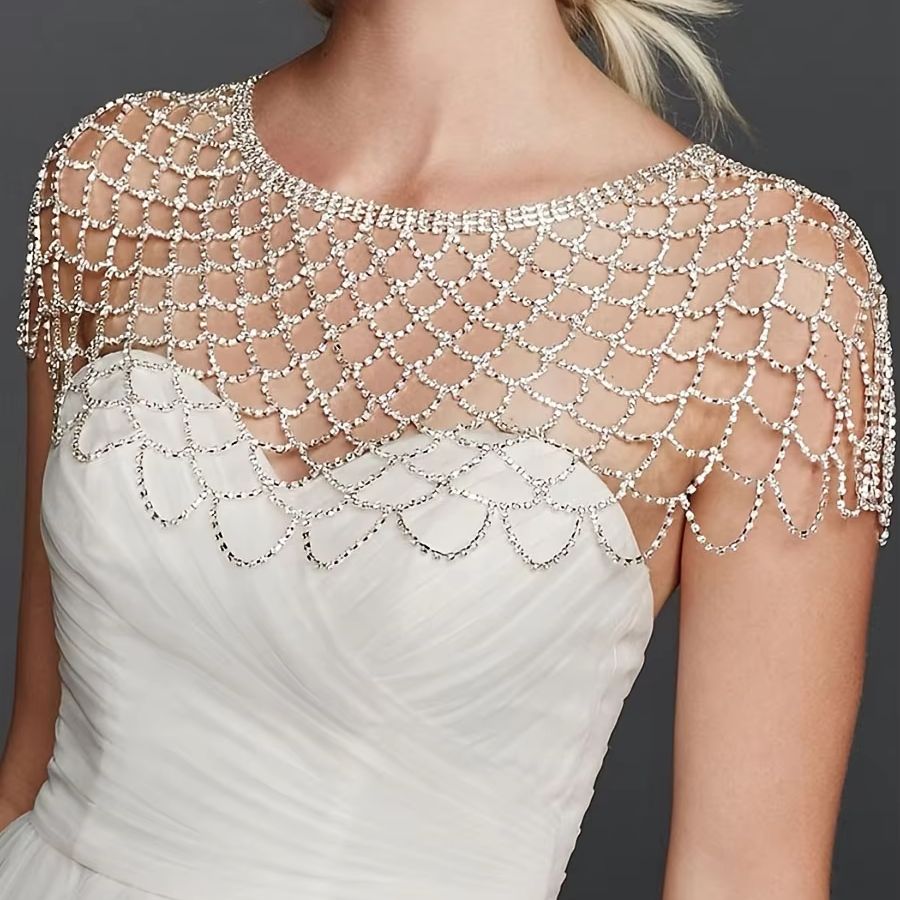 Luxury tassel shoulder chain b - Body Jewelry Back recension och pris