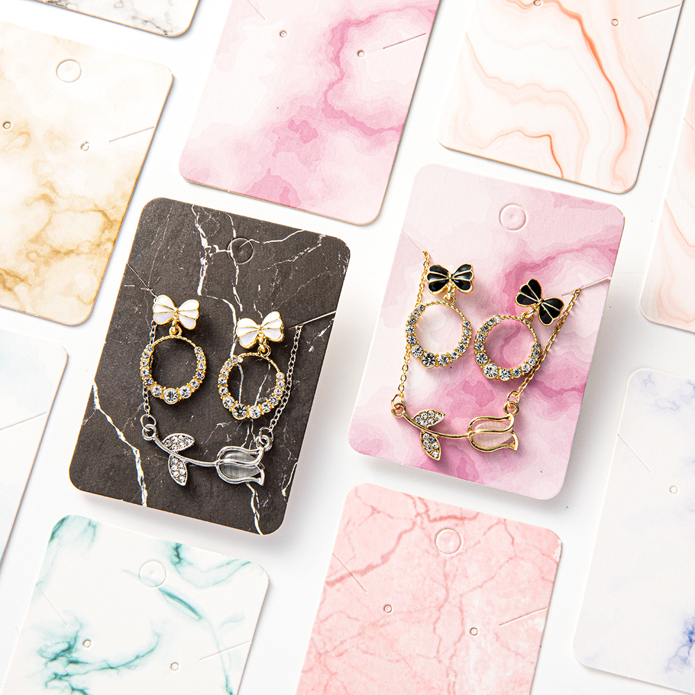50pcs Marble Earring Display C - Body Jewelry Display recension och pris