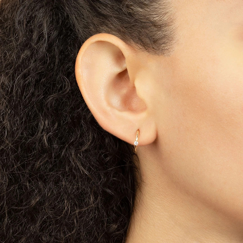 CRMYA Gold Silver Color Circle - Conch Earring Hoop recension och pris