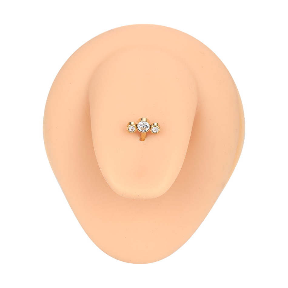 1/5PCS G23 Titanium PIERC Gold - Body Jewelry Nipple Rings recension och pris