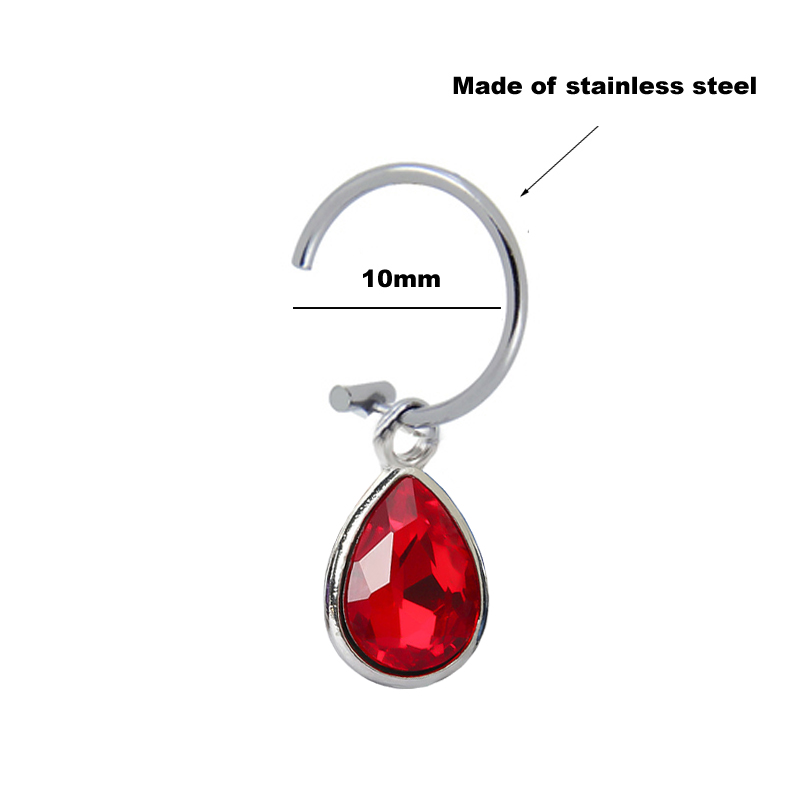 1Pc Fake Piercing Lip Clip Per - Body Jewelry Labret recension och pris