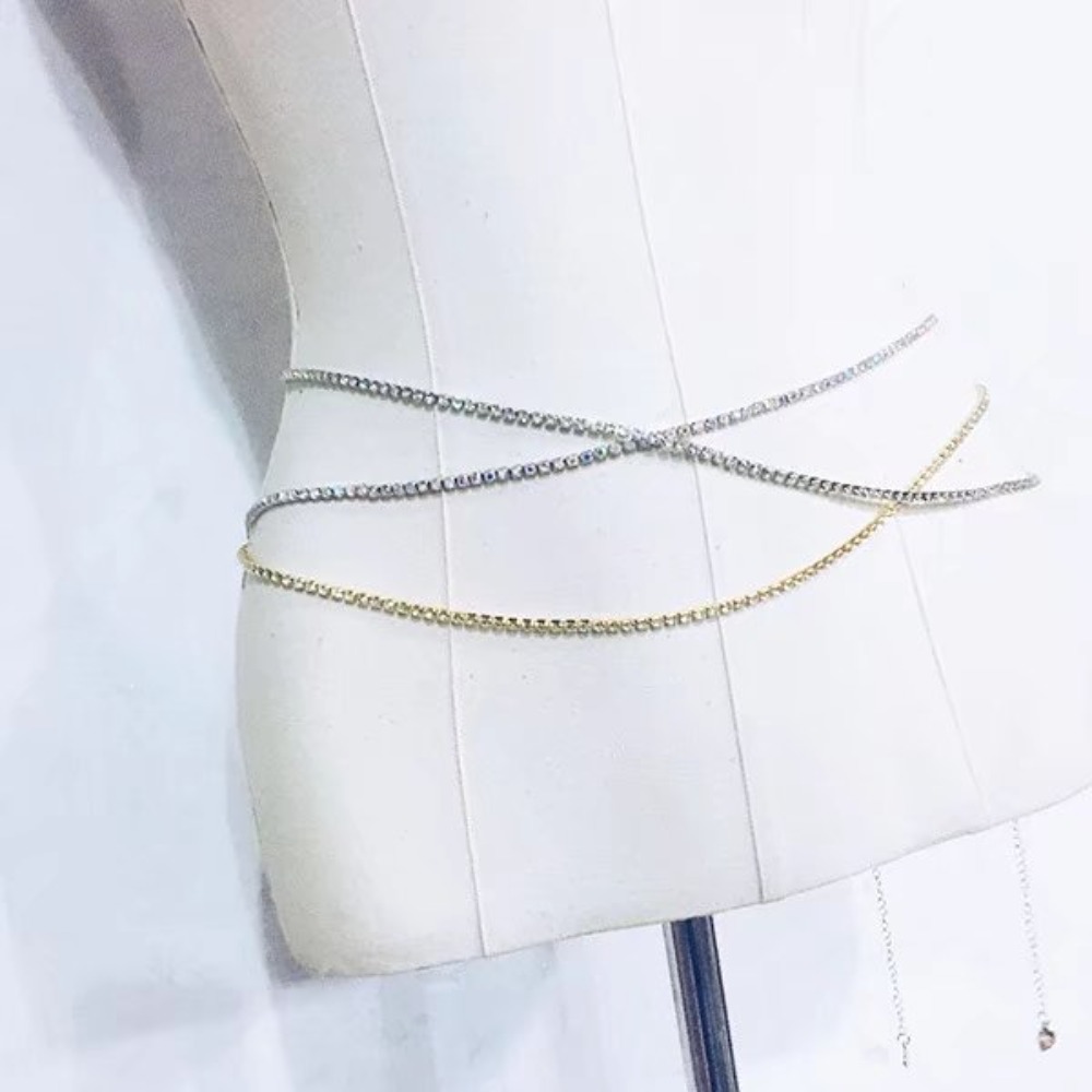 Sexy Fashion Shiny Water Drill - Body Jewelry Women recension och pris