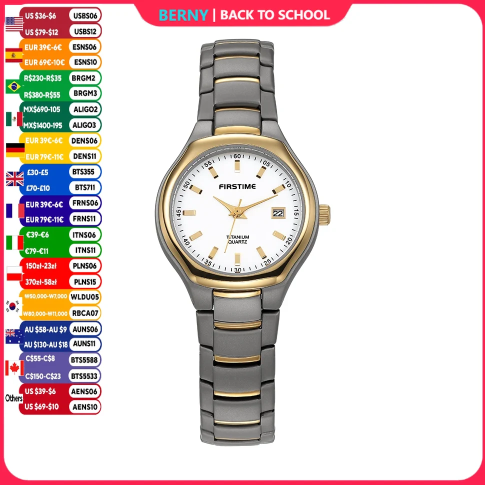 BERNY Women's Watches Titanium - Body Jewelry Titanium recension och pris