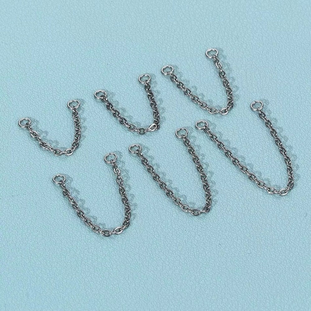 Fashion Titanium Nose Chain Do - Body Jewelry Labret recension och pris