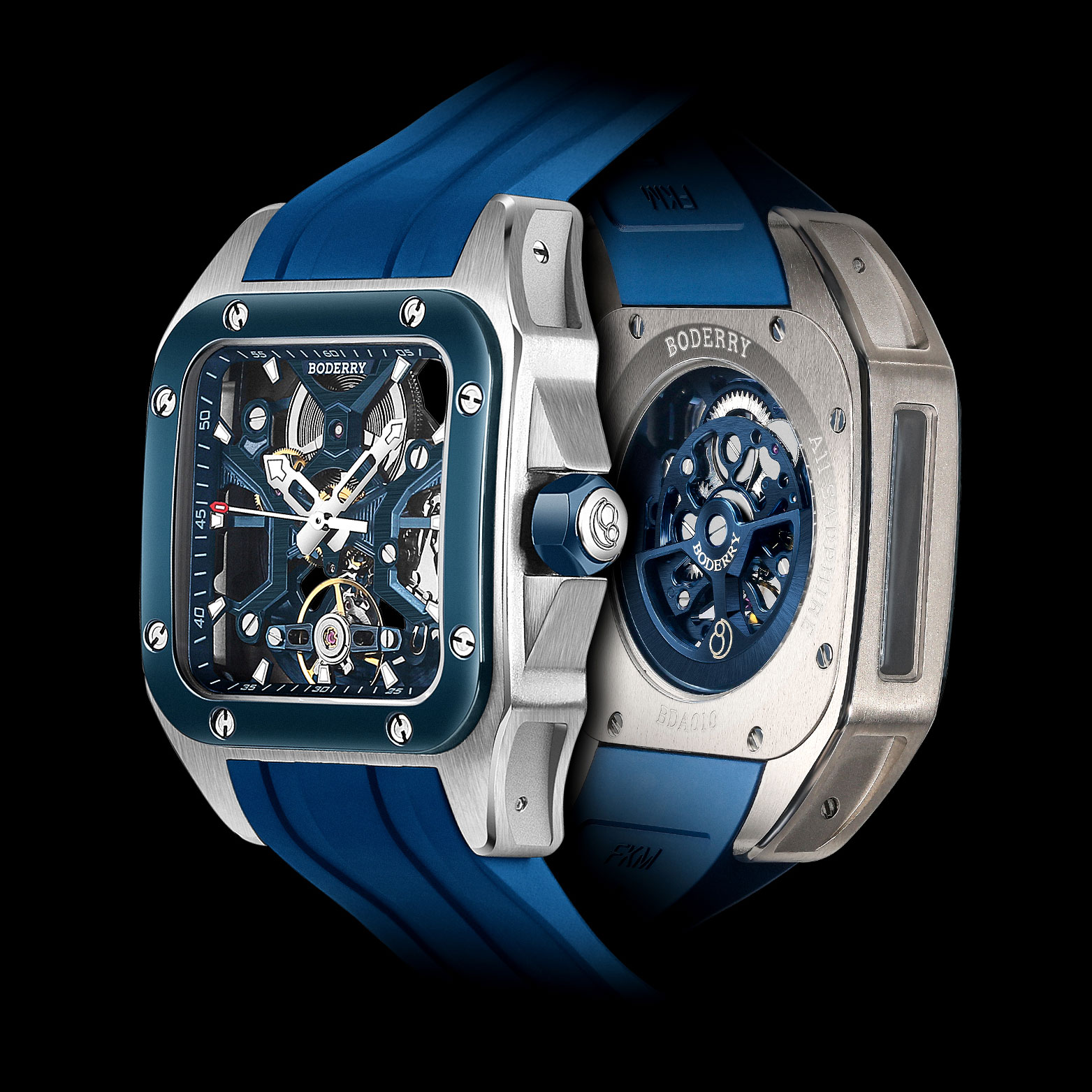 BODERRY Skeleton Watches Men's - Body Jewelry Titanium recension och pris