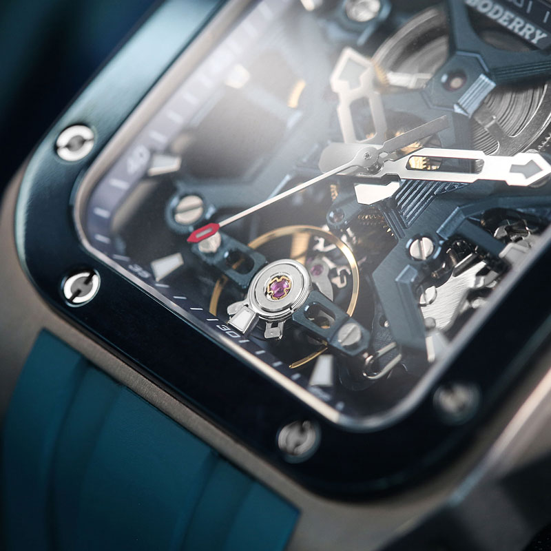 BODERRY Skeleton Watches Men's - Body Jewelry Titanium recension och pris