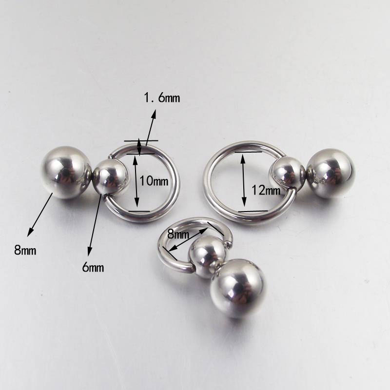 1 Piece Stainless Steel Double - Nipple Bar Curved recension och pris