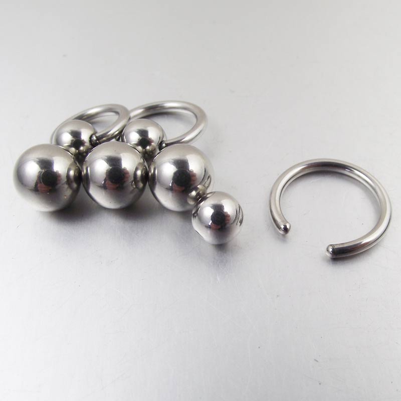 1 Piece Stainless Steel Double - Nipple Bar Curved recension och pris