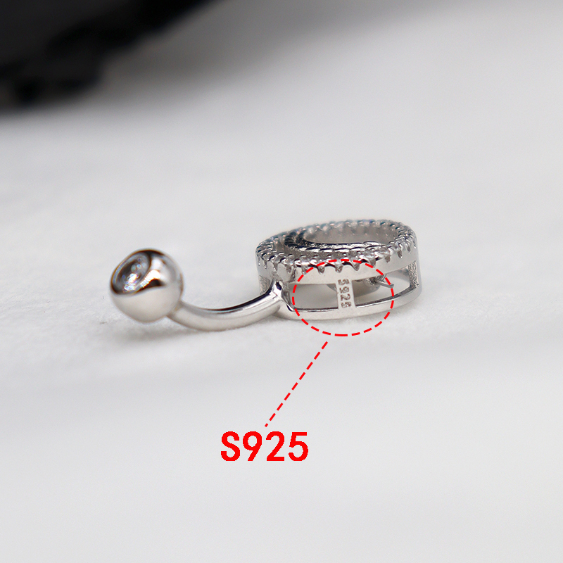 Piercing Belly Button Silver 9 - Body Jewelry Good Quality recension och pris