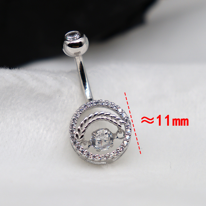 Piercing Belly Button Silver 9 - Body Jewelry Good Quality recension och pris