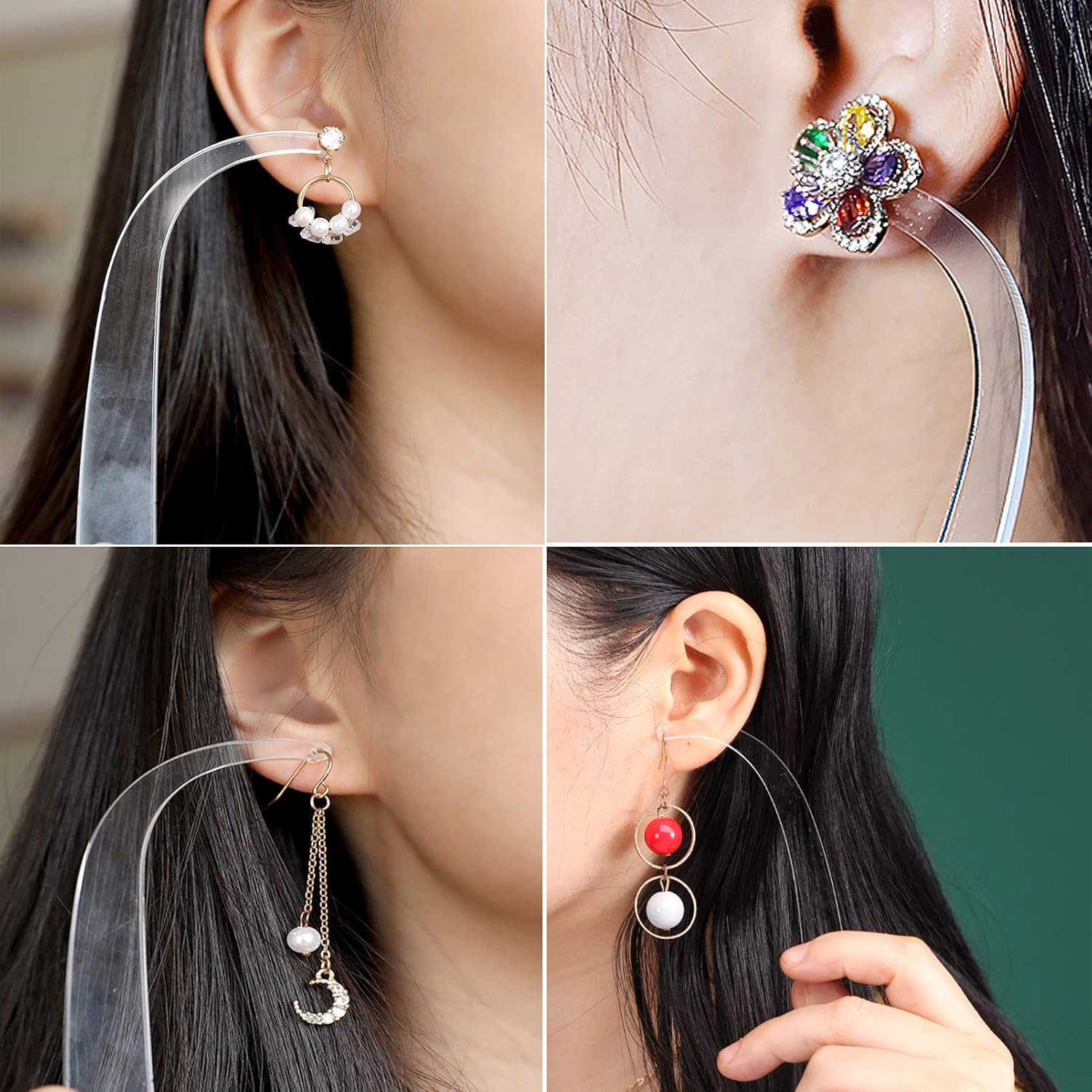 5pcs Acrylic Earring Try-on Wa - Body Jewelry Display recension och pris