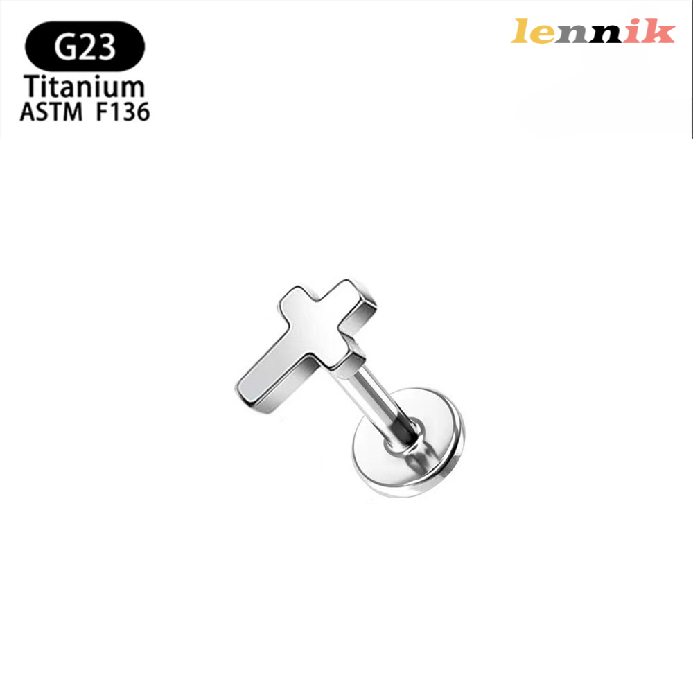 LENNIK F136 Titanium Alloy Cro - Body Jewelry Titanium recension och pris