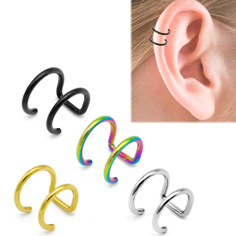 2Pcs 316L Stainless Steel Clip - Body Jewelry Labret recension och pris