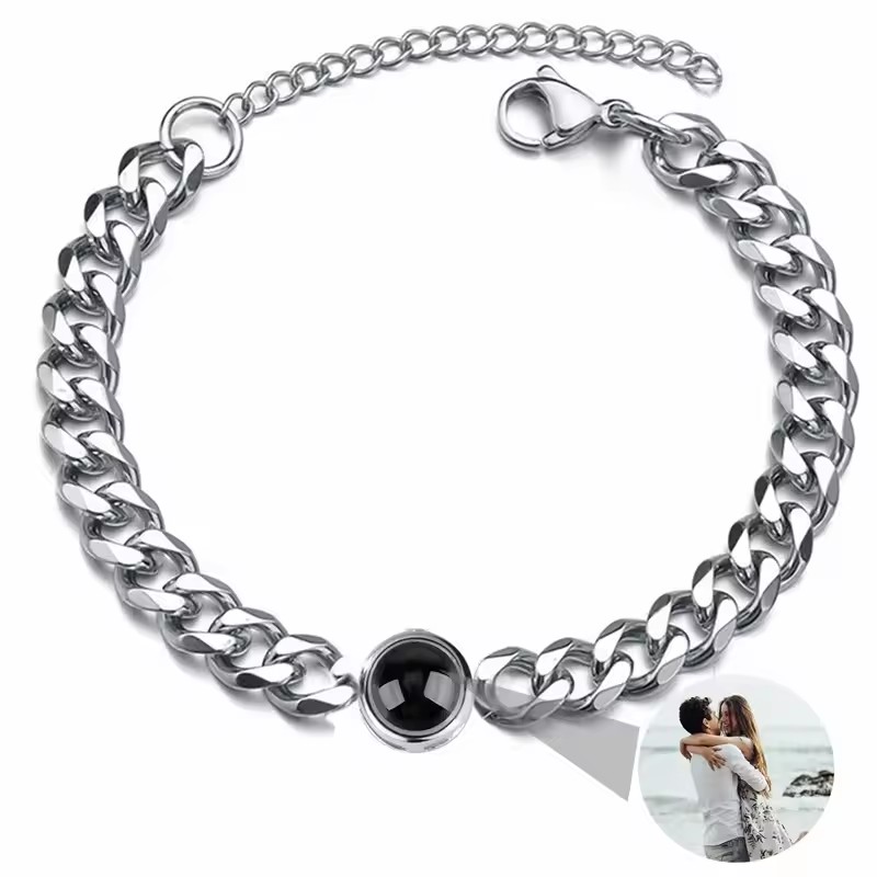 with Personalized Photo Projec - Body Jewelry Titanium recension och pris