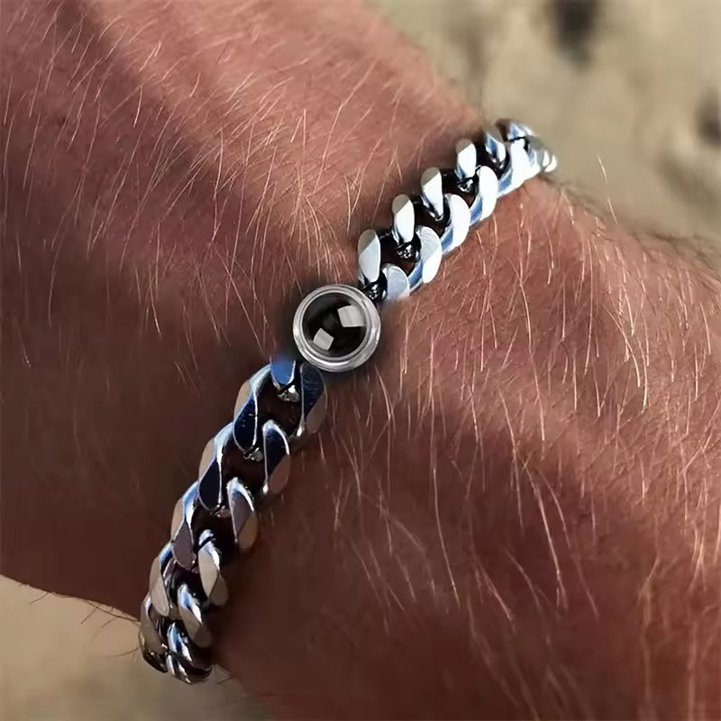 with Personalized Photo Projec - Body Jewelry Titanium recension och pris