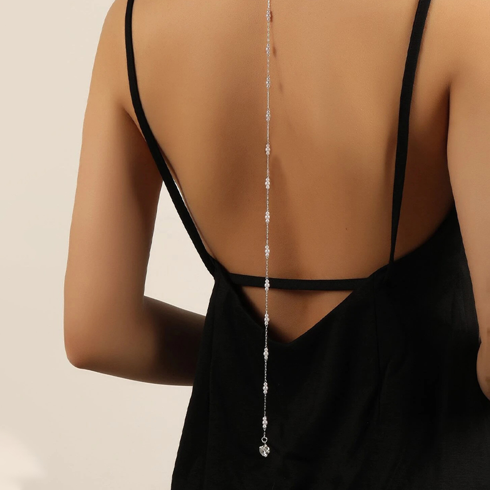 Luxury Bridal Round Rhinestone - Body Jewelry Back recension och pris