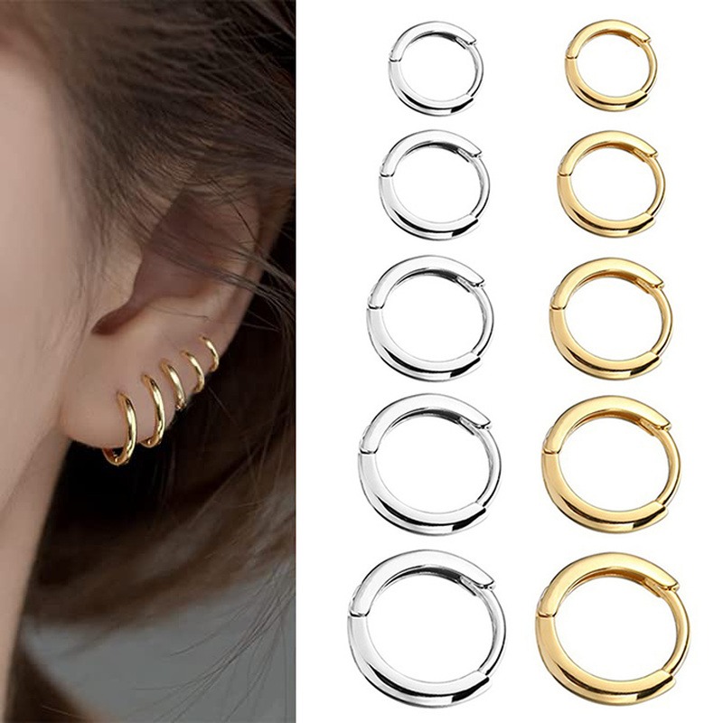 1Pair 316L Stainless Steel Sma - Conch Earring Hoop recension och pris