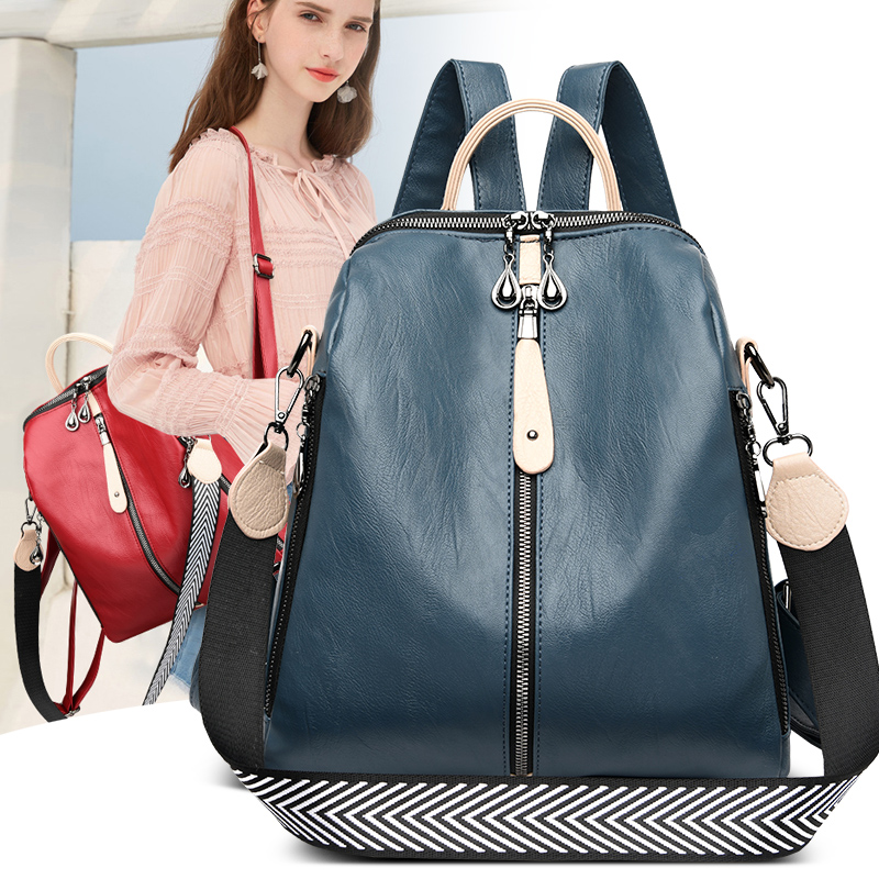 Fashion Backpack Women Soft Le - Body Jewelry Back recension och pris