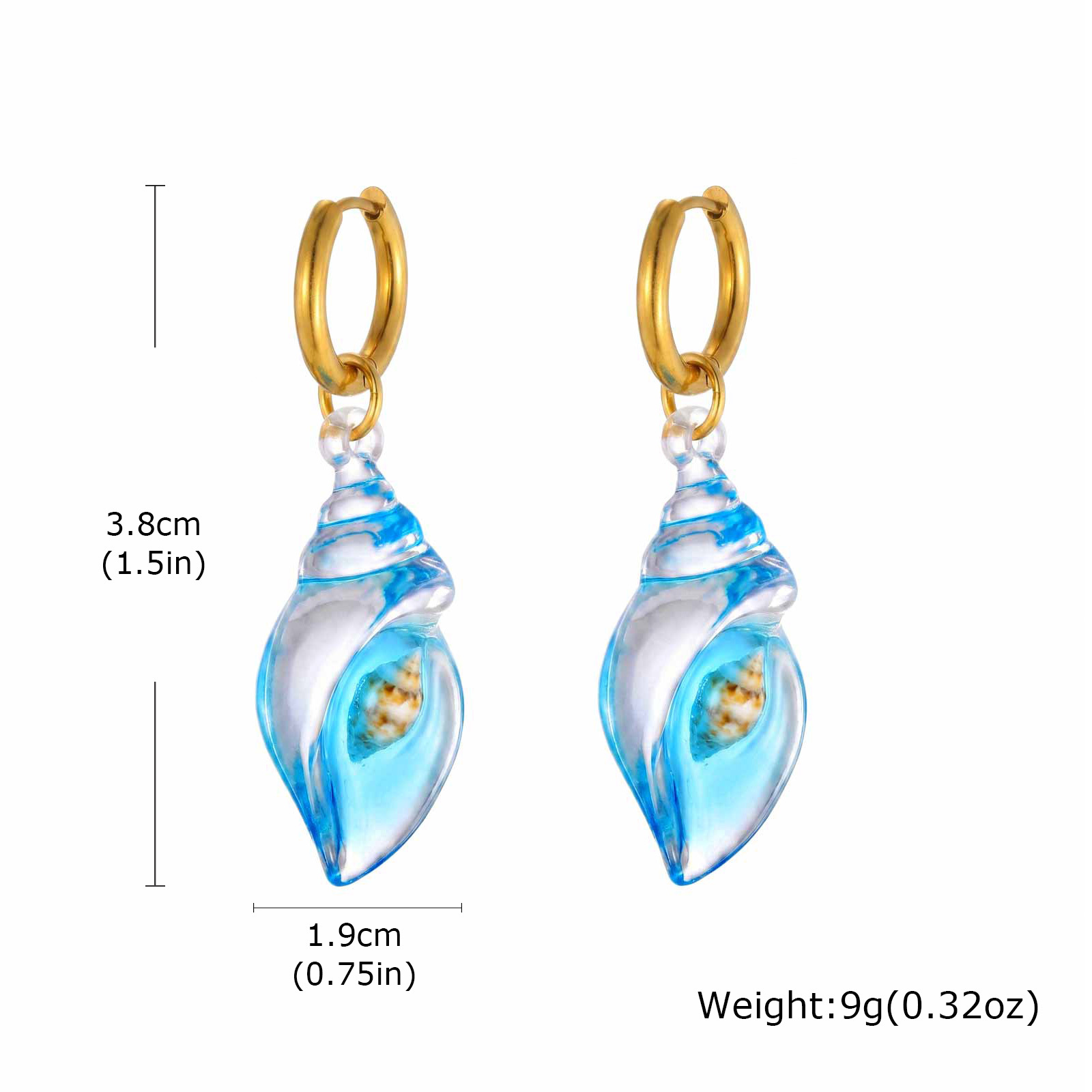 Conch Hoop Earrings for Women  - Conch Earring Hoop recension och pris