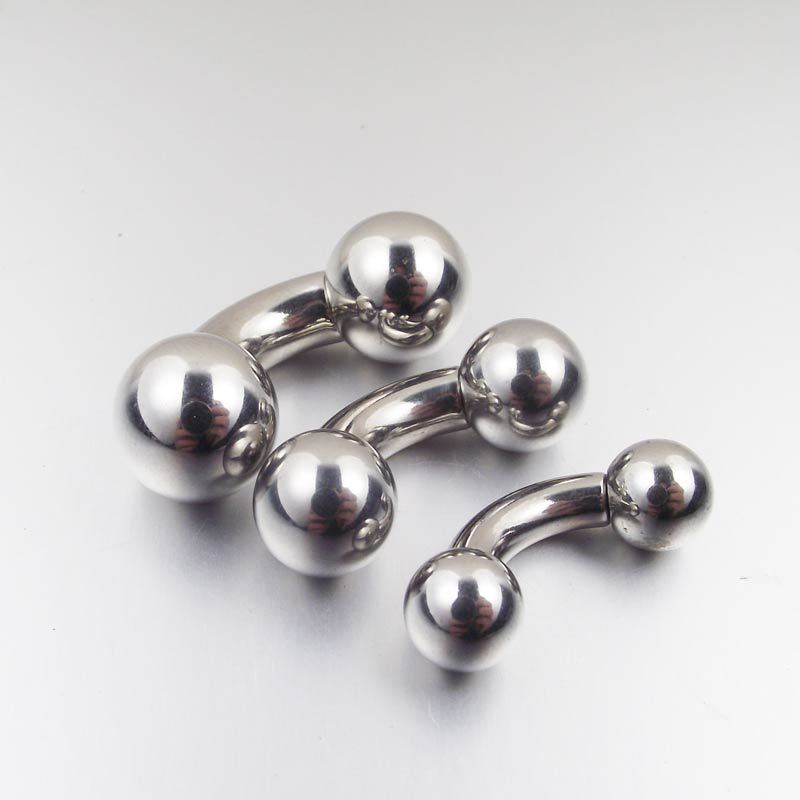 1Pc Big Size Straight Barbell  - Nipple Bar Curved recension och pris
