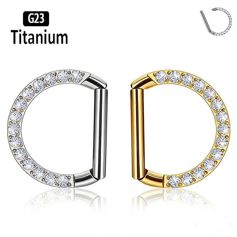 G23 Titanium Hinged Segment No - Rook Curved Barbell recension och pris