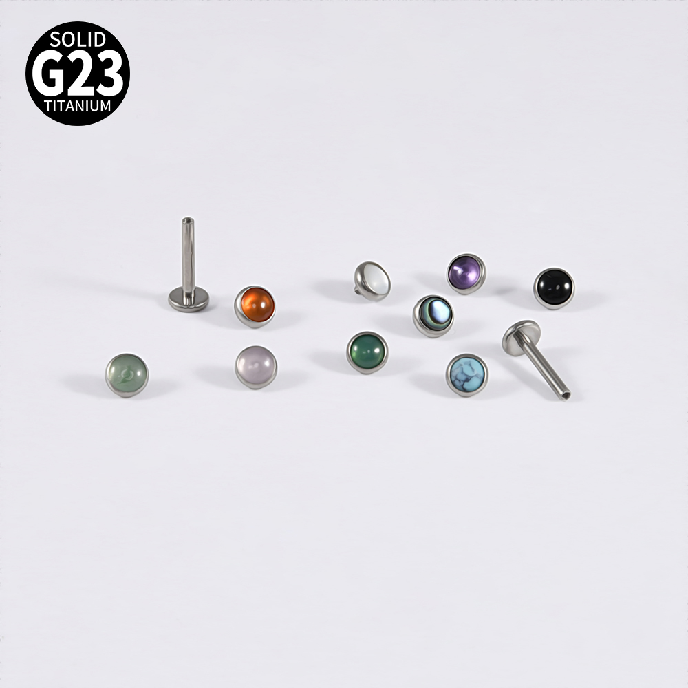 1PC 16g G23 Titanium Crystal&S - Body Jewelry Labret recension och pris