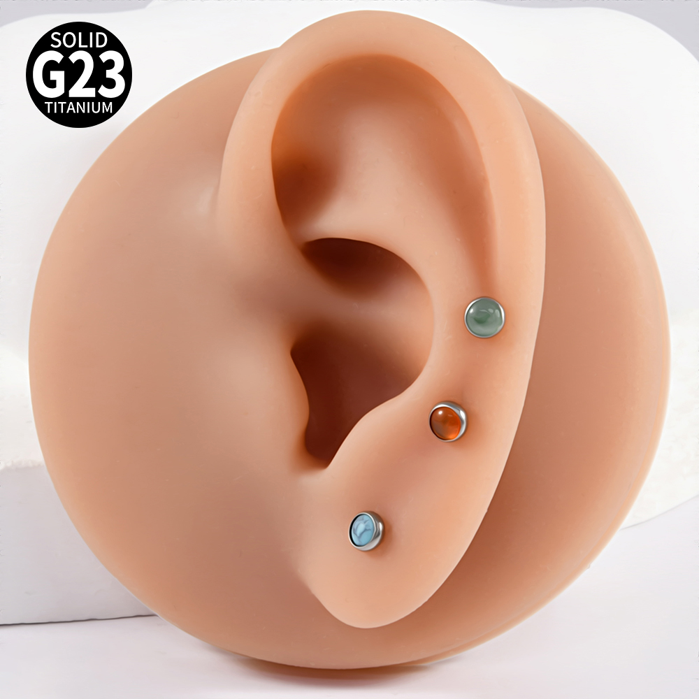 1PC 16g G23 Titanium Crystal&S - Body Jewelry Labret recension och pris