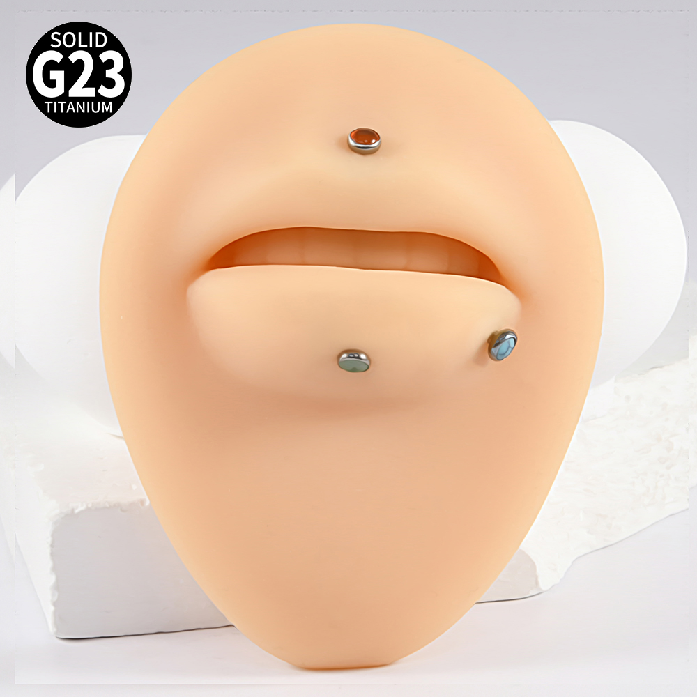 1PC 16g G23 Titanium Crystal&S - Body Jewelry Labret recension och pris