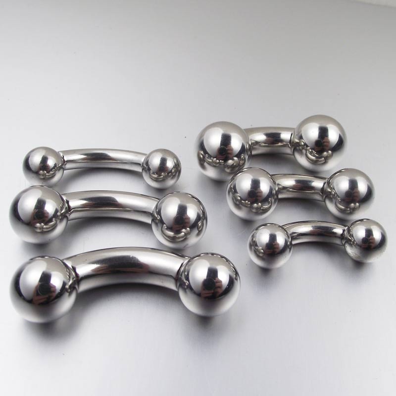 SaYao short bar Big Ball Stain - Nipple Bar Curved recension och pris