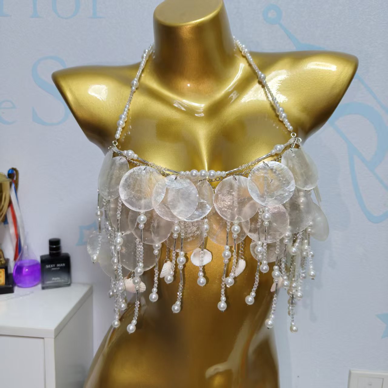Handmade Sparkly Mermaid Top C - Body Jewelry Bra recension och pris