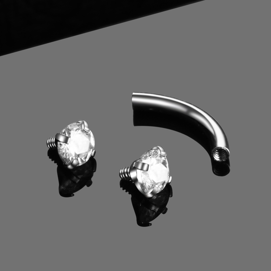 1PC Steel Curved Barbell Pierc - Rook Curved Barbell recension och pris
