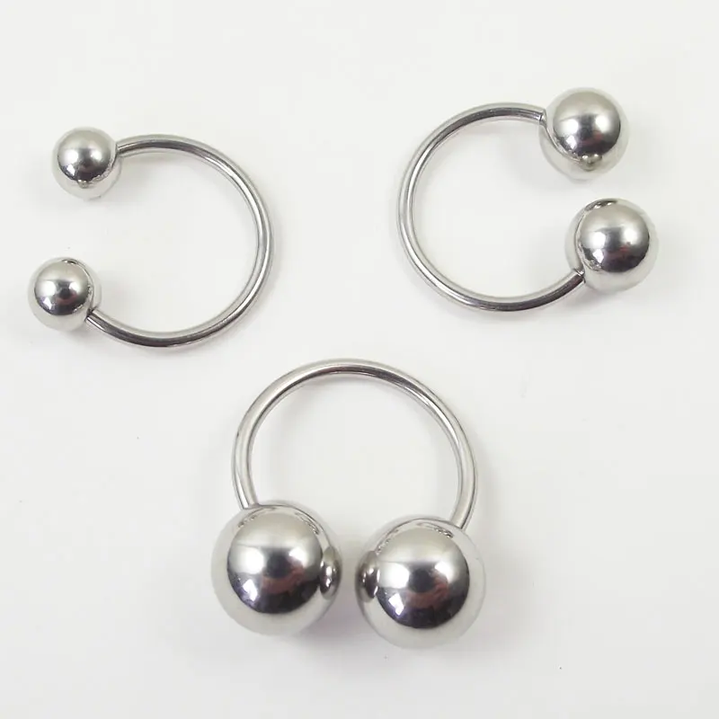 1Pcs Stainless Steel Barbell H - Nipple Bar Curved recension och pris