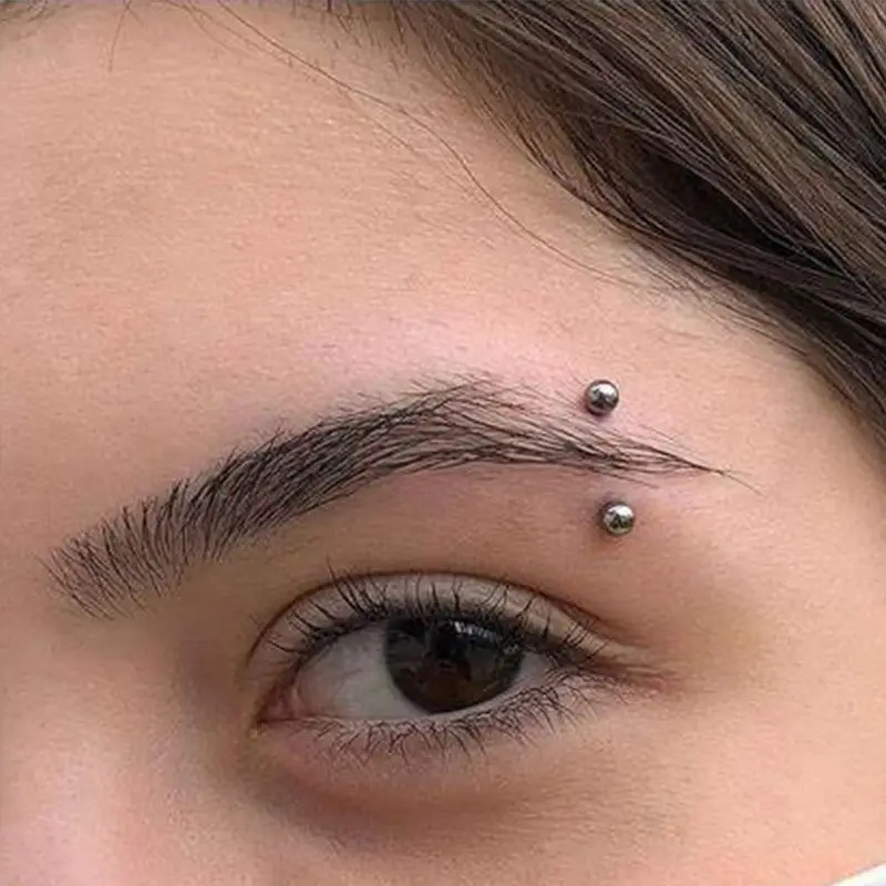 3pcs 16G Stainless Steel Curve - Rook Curved Barbell recension och pris