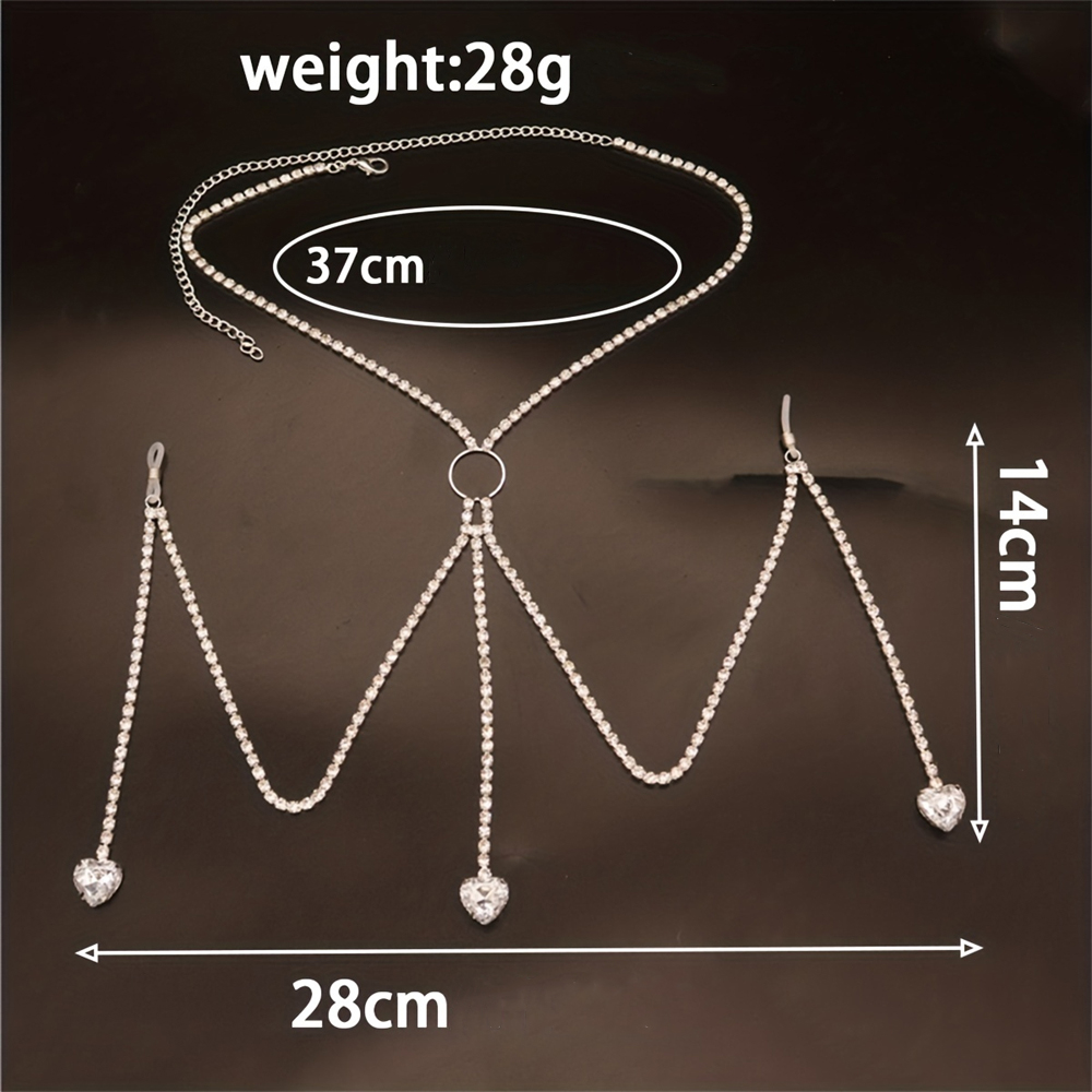 Exquisite Fashion Shining Rhin - Body Jewelry Bra recension och pris