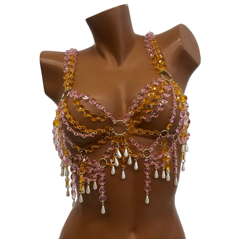 2026 New Arrival Y2K Festival  - Body Jewelry Bra recension och pris