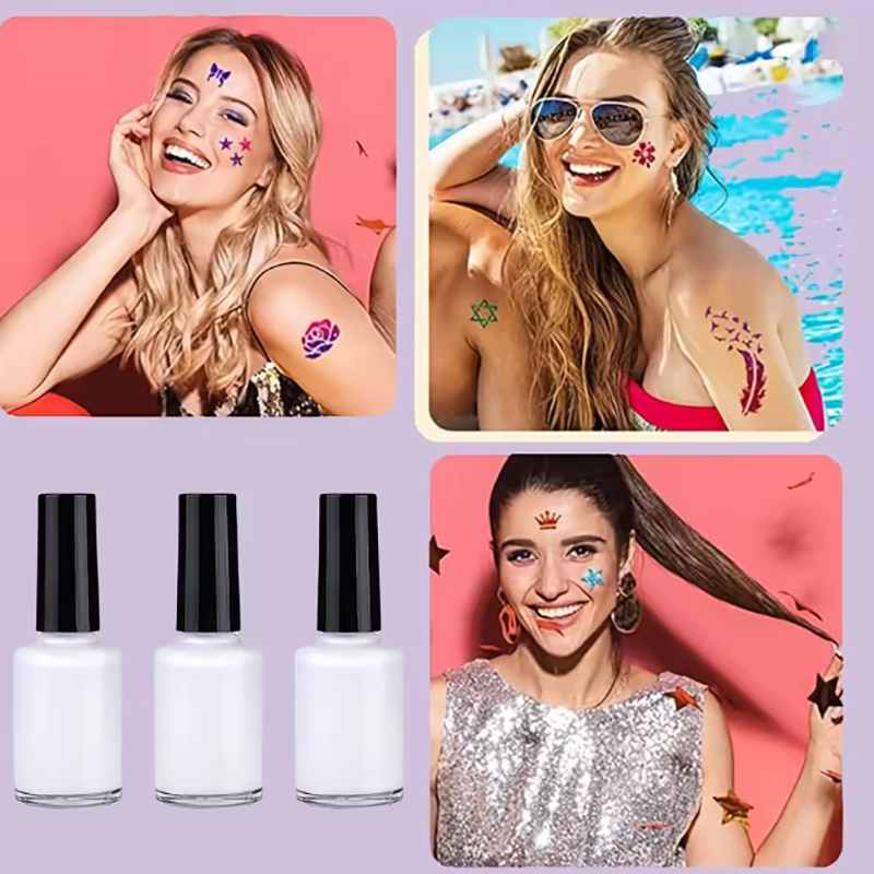 3-Pack Liquid Body Paint Glue  - Body Jewelry Glue recension och pris