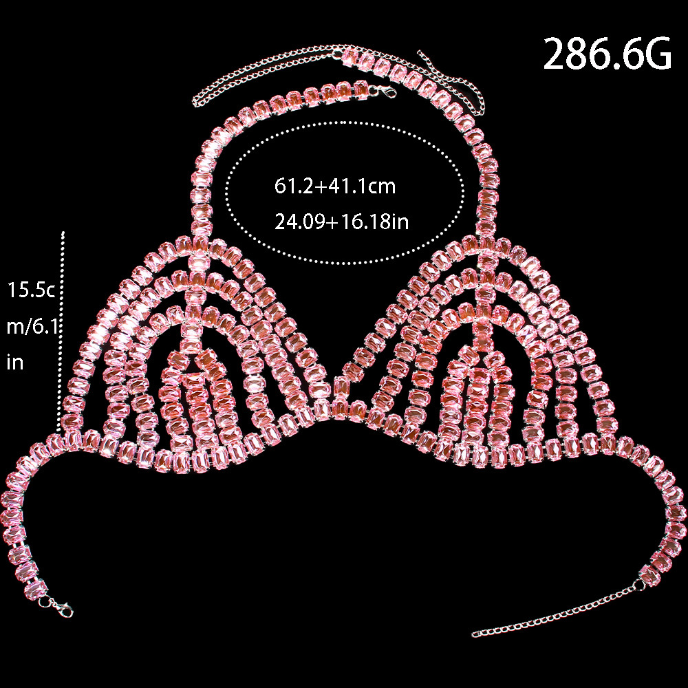 Stonefans Exaggerated Chest Ch - Body Jewelry Good Quality recension och pris